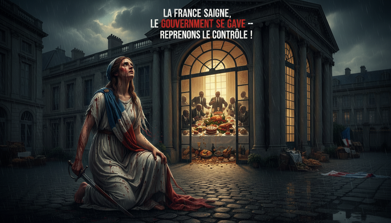 La France saigne, le gouvernement se gave — reprenons le contrôle !